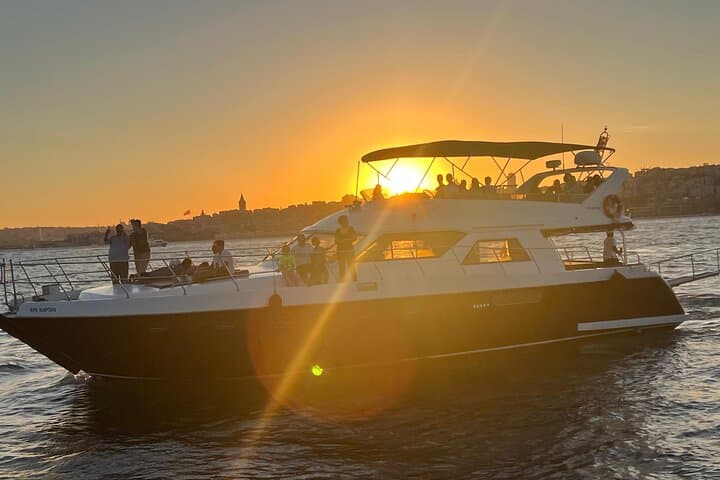 Istanbul: Private Bosphorus Yacht Tour with Snacks
