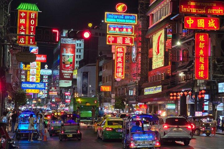 Bangkok mattur på natten