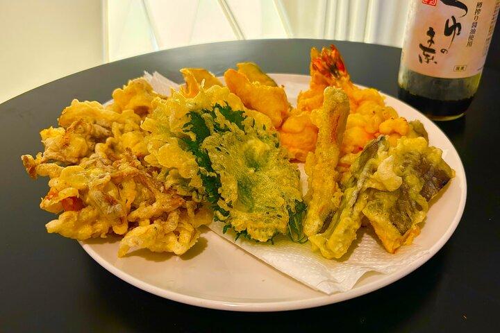 Gezinsvriendelijke kookcursus Osaka Tempura