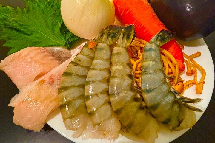 Gezinsvriendelijke kookcursus Osaka Tempura