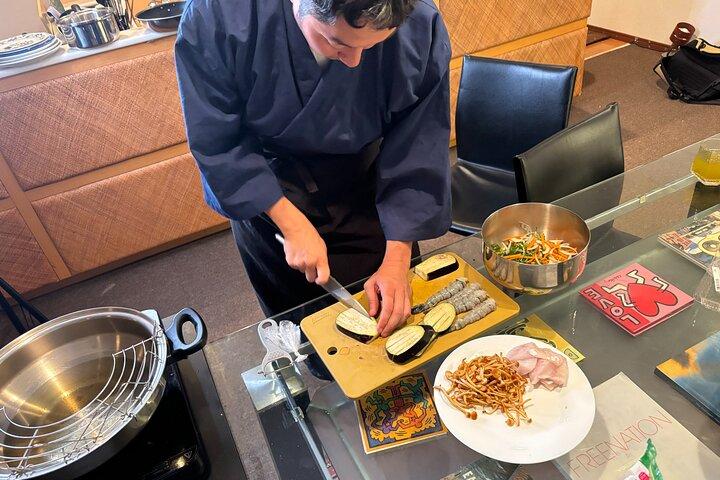 Gezinsvriendelijke kookcursus Osaka Tempura