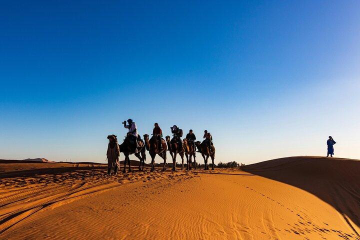 Privé-avond Dubai Desert Safari, kameelrijden en zandboarden