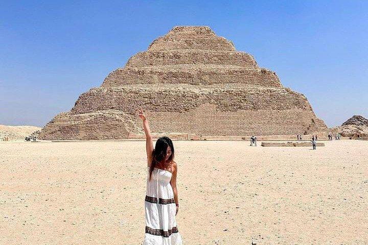 8-timmars guidad tur till Giza-pyramiderna, Sfinxen, Sakkara och Memphis