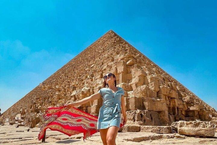 Fantastisk tidstur ved Giza-pyramiderne, Sphinx med kameltur