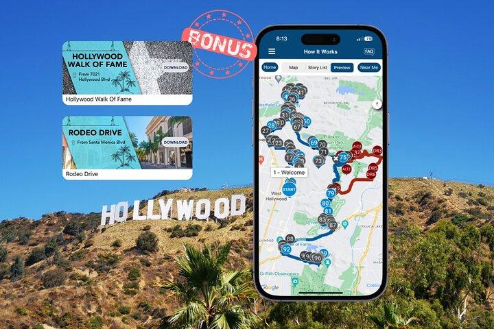 Hollywood Fame & Celebrity Homesセルフガイドオーディオバンドルツアー