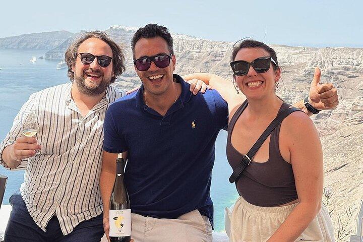 Santorini Wine Abbondanza : 4 Cantine & Pranzo Greco