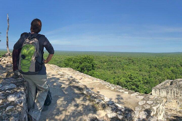 Calakmul, alte Maya-Stadt aus Bacalar oder Chetumal