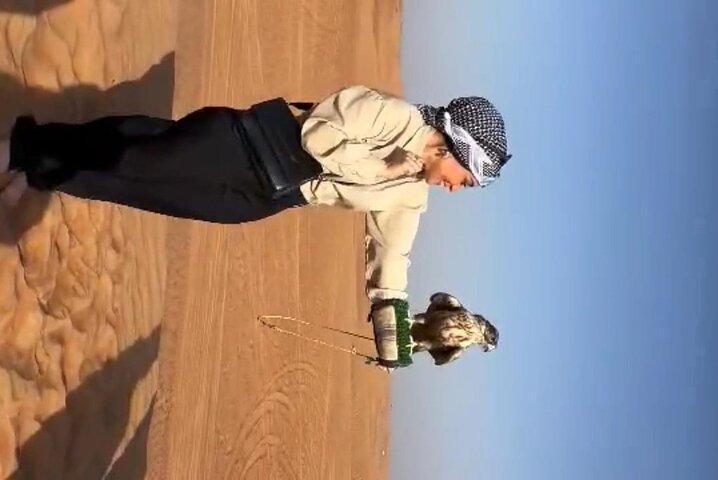 Soirée safari dans le désert avec buffet barbecue, balade à dos de chameau et spectacles arabes