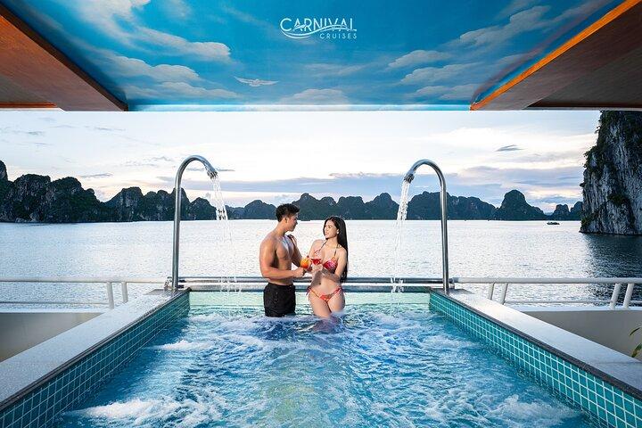 Cruzeiro de Carnaval: Halong Luxury Cruise Day Trip - Natação, Kayak, Caverna