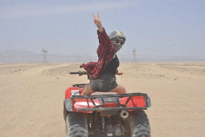 3 Hour Quad Biking Bedouin Village and Camels in Hurghada