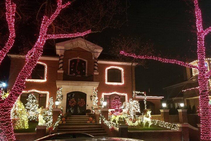 Christmas Lights Tour i Dyker Heights Brooklyn