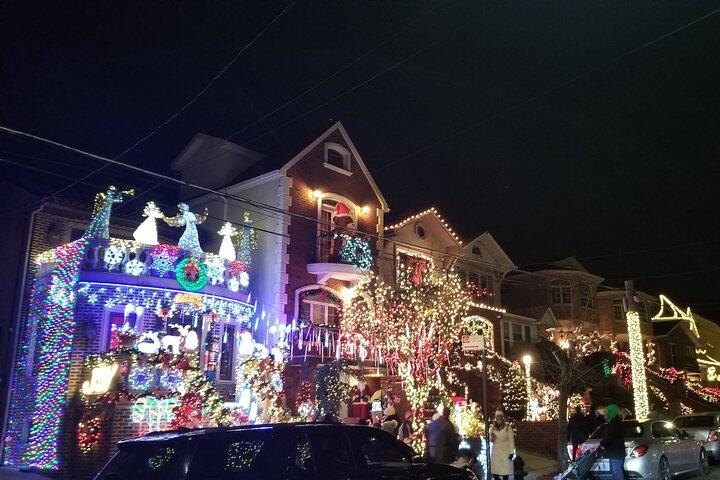 Christmas Lights Tour i Dyker Heights Brooklyn