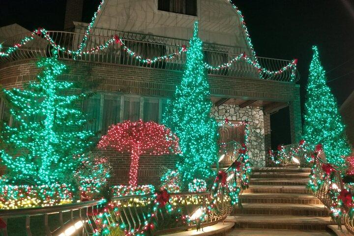 Christmas Lights Tour i Dyker Heights Brooklyn