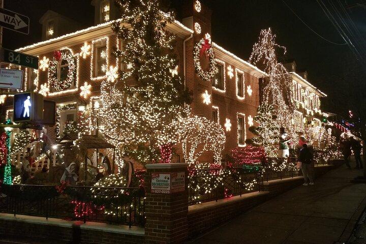 Christmas Lights Tour i Dyker Heights Brooklyn