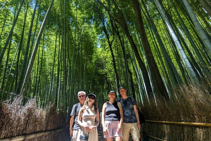 Tour privato a piedi nella foresta di bambù di Arashiyama con guida
