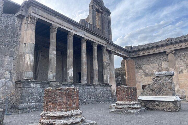 Transfert privé De Napoli à Positano Arrêt de 2 heures à Pompéi