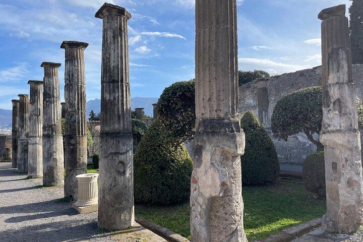 Transfert privé De Napoli à Positano Arrêt de 2 heures à Pompéi