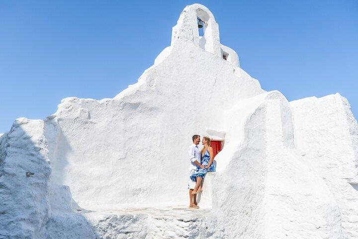 Mykonos fotografering med personlig fotograf