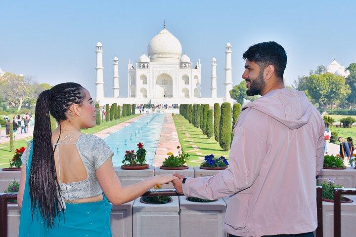 Da Agra: Tour privato salta fila del Taj Mahal e del Forte in auto