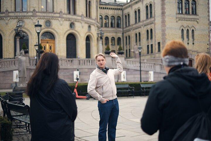 Begeleide wandeling van 2 uur door Oslo in het stadscentrum
