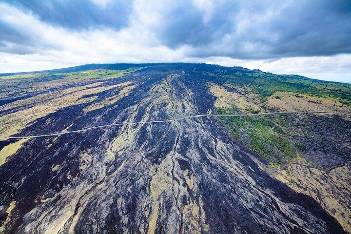 Tour in elicottero della costa di Kona Hualalai - 60 minuti con porta disattivata o attivata