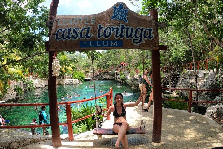 Cenotes Casa Tortuga Guidetur med biljett