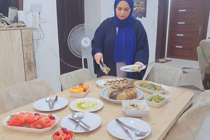 Aula de culinária tradicional em Amã com traslado de retorno ao hotel