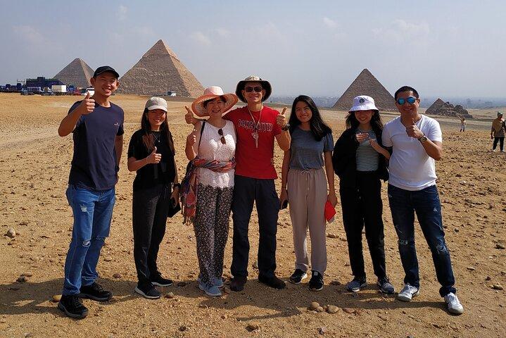 Explore the pyramids and marvel at the Sphinx