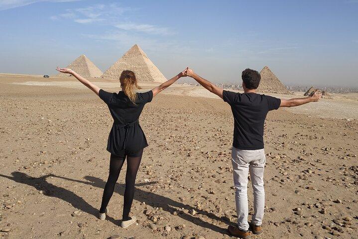 Explore the pyramids and marvel at the Sphinx