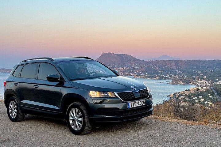 Chania til Heraklion : 8 - time tilpasset transfer & sightseeing tur