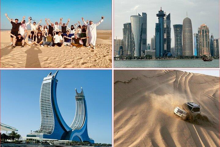 Tours de safari por la ciudad y el desierto de Doha (tour combinado)