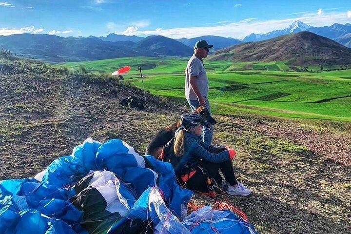 Paragliding i Inkaernes Hellige Dal fra Cusco