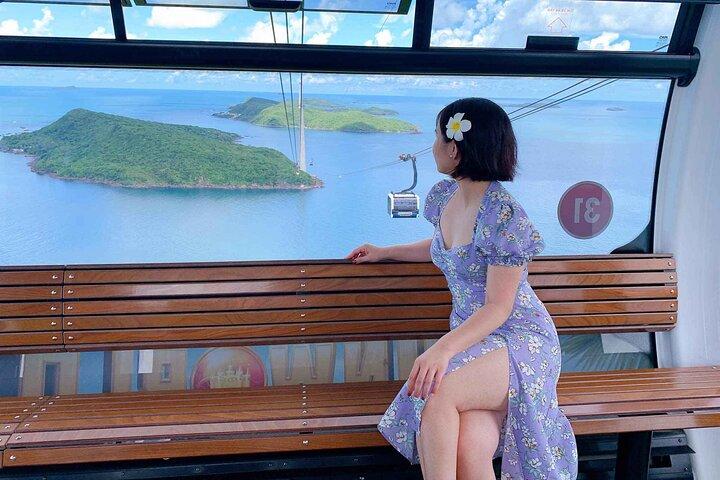 南の島フーコックとケーブルカーのユニークな陸上ツアー