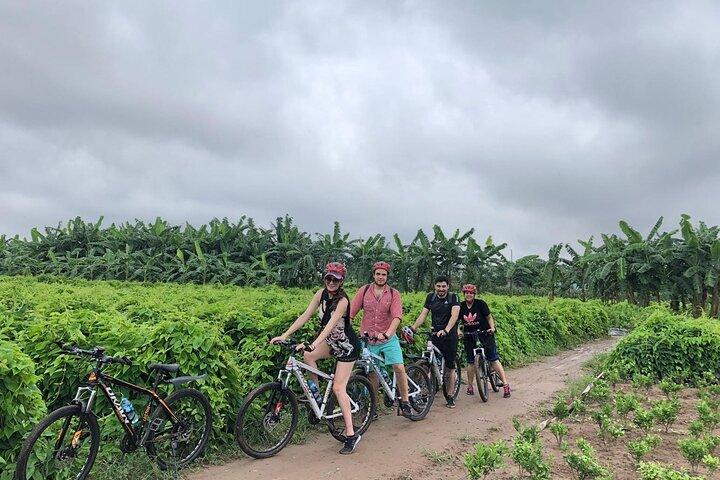 Halve dag Hanoi-fietstocht Combineer stad en platteland