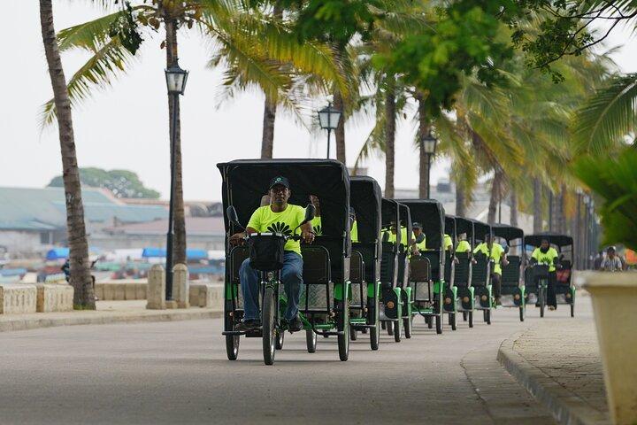 Privé elektrische fietstaxi-tour in Zanzibar