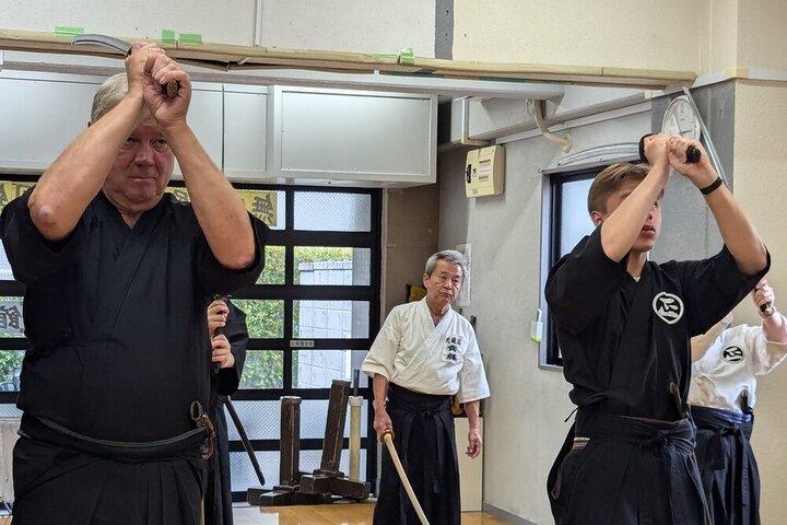 東京・新宿でDAN師匠とサムライ剣の修行