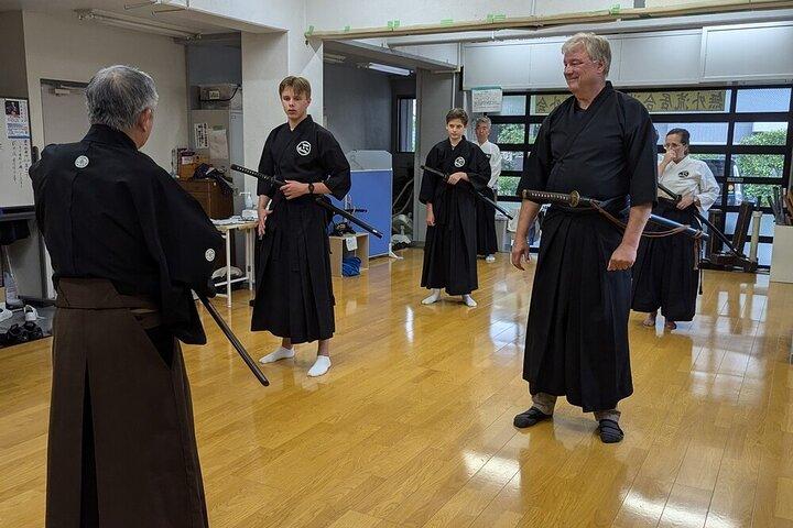 東京・新宿でDAN師匠とサムライ剣の修行