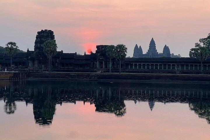 Visite privée à vélo d'Angkor Wat au lever du soleil
