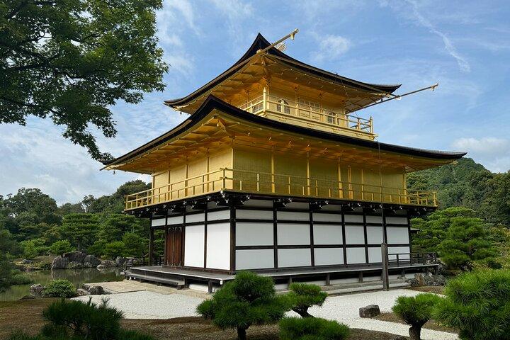 京都： 金閣寺、ゴールデンパビリオン内覧90分