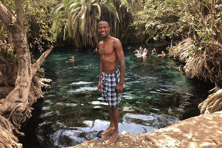 Heldagstur ved Chemka Hot Springs i Moshi Arusha Tanzania