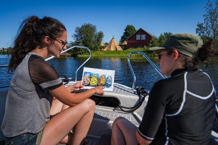 Balade en bateau à Rovaniemi
