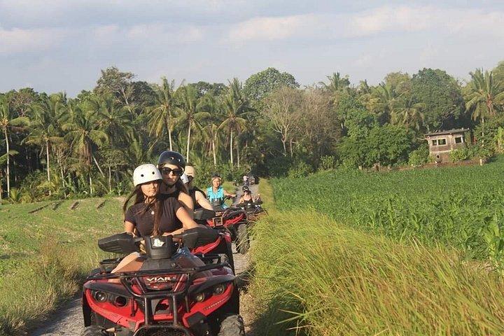 バリ島 ATV でビーチをドライブしながらタナロットの夕日を眺めるツアー