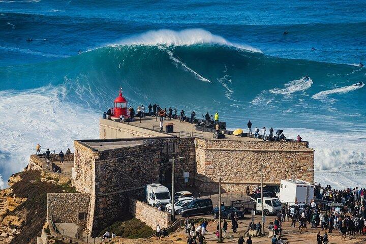 Nazaré Giant Waves & Óbidos Tour from Lisbon