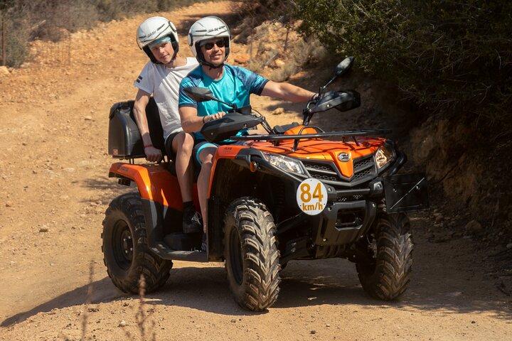 Crete: Full-Day Quad Safari with Cave, Abbey, Lunch & Beach Swim