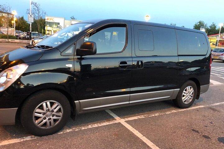 Transfert aller simple en taxi de l'aéroport d'Heathrow au port maritime de Portsmouth