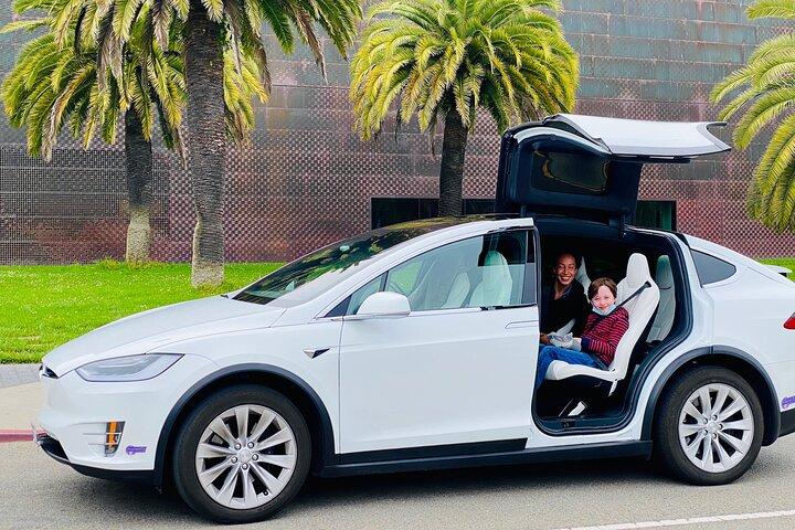 Privétour door San Francisco met een luxe Tesla