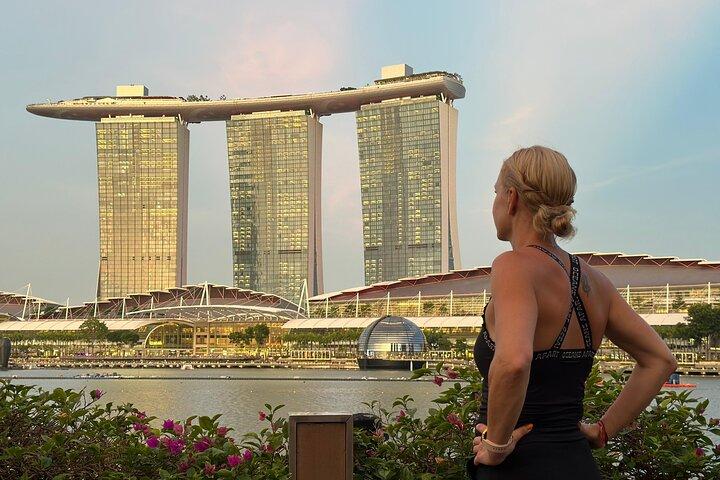 Singapore lys til nat cykeltur