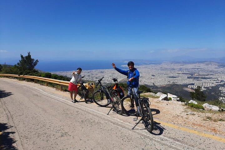 E-bike-rondleiding door Athene op de berg Hymettus