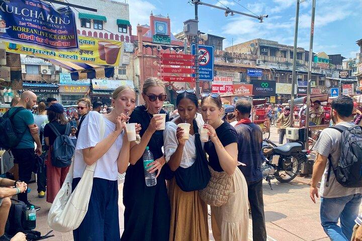 Old Delhi mad tur med krydderier marked, templer og Rickshaw ride