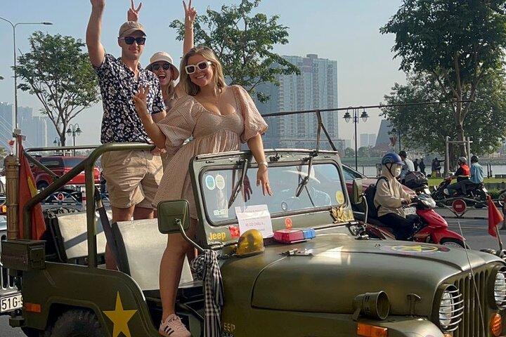 Excursão privada em Ho Chi Minh City com Jeep do Exército dos EUA